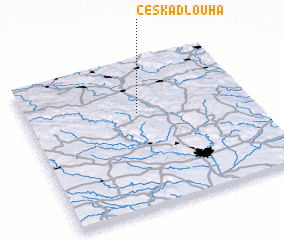 3d view of Česká Dlouhá