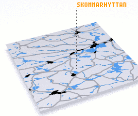 3d view of Skommarhyttan