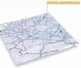 3d view of Srednja Meminska