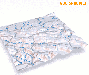 3d view of Golišanovići