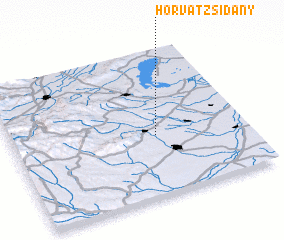 3d view of Horvátzsidány