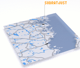 3d view of Södra Tjust