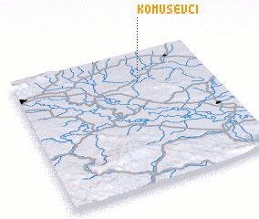 3d view of Komuševci