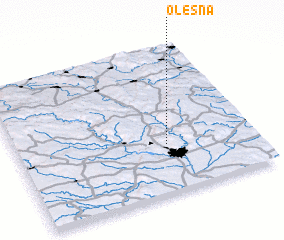 3d view of Olešná