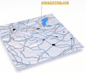 3d view of Virágosmajor