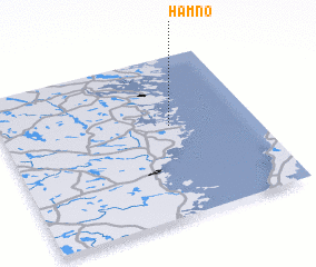 3d view of Hamnö