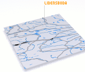 3d view of Lidensboda