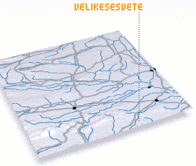 3d view of Velike Sesvete