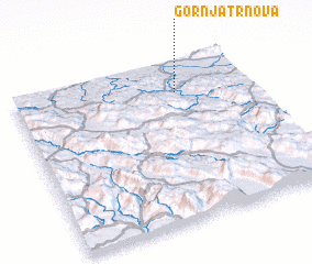 3d view of Gornja Trnova