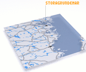 3d view of Stora Grundemar