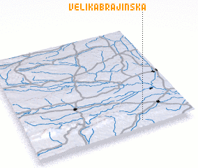 3d view of Velika Brajinska