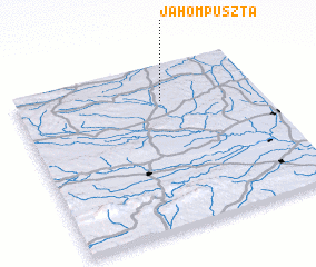 3d view of Jáhompuszta