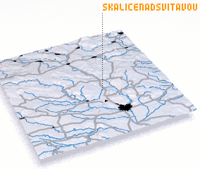 3d view of Skalice nad Svitavou