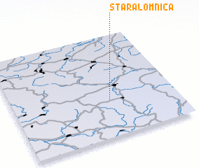 3d view of Stara Łomnica