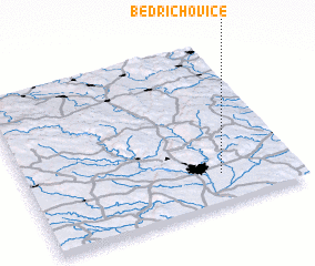 3d view of Bedřichovice