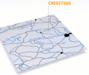 3d view of Chrustowo