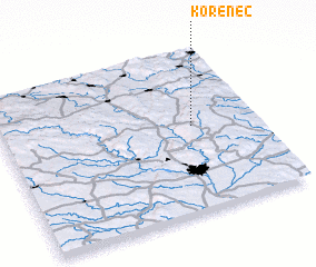 3d view of Kořenec