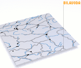 3d view of Bílá Voda