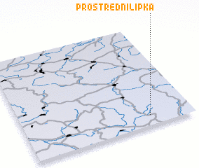 3d view of Prostřední Lipka