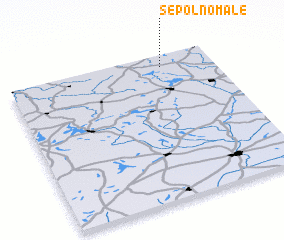 3d view of Sępolno Małe