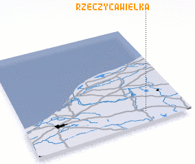 3d view of Rzeczyca Wielka