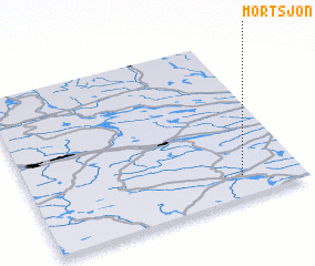 3d view of Mörtsjön