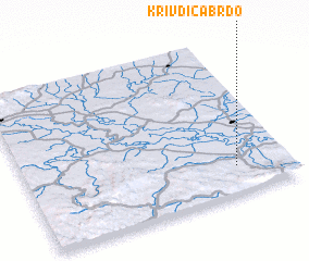 3d view of Krivdića Brdo