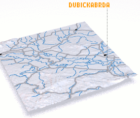 3d view of Dubička Brda