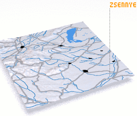 3d view of Zsennye