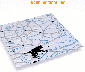 3d view of Bahnhofsiedlung