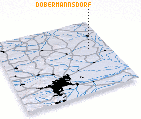 3d view of Dobermannsdorf