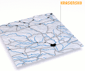 3d view of Krásensko