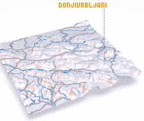 3d view of Donji Vrbljani