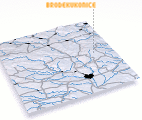 3d view of Brodek u Konice