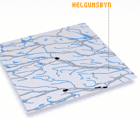 3d view of Helgumsbyn