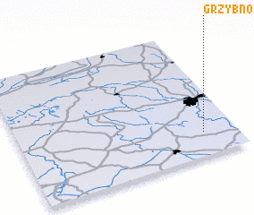 3d view of Grzybno