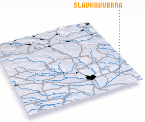 3d view of Slavkov u Brna