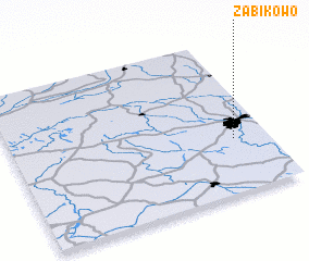 3d view of Żabikowo