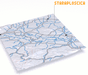 3d view of Stara Plošćica