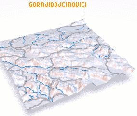 3d view of Gornji Dojčinovići