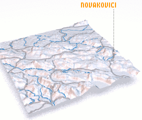 3d view of Novakovići