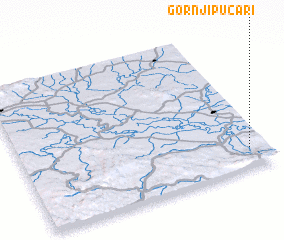 3d view of Gornji Pucari