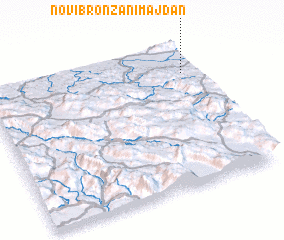 3d view of Novi Bronzani Majdan