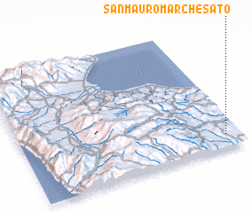 3d view of San Mauro Marchesato