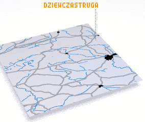 3d view of Dziewcza Struga