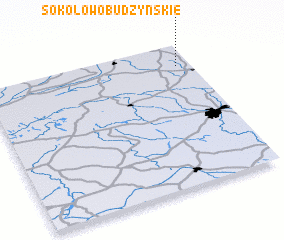 3d view of Sokołowo Budzyńskie