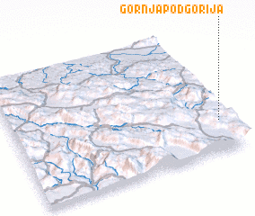 3d view of Gornja Podgorija