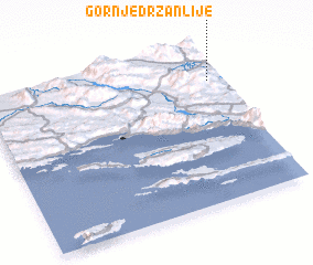 3d view of Gornje Držanlije