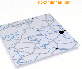 3d view of Daszewice Drugie