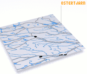 3d view of Östertjärn